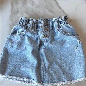 Zara Kids Light Blue Denim Skirt